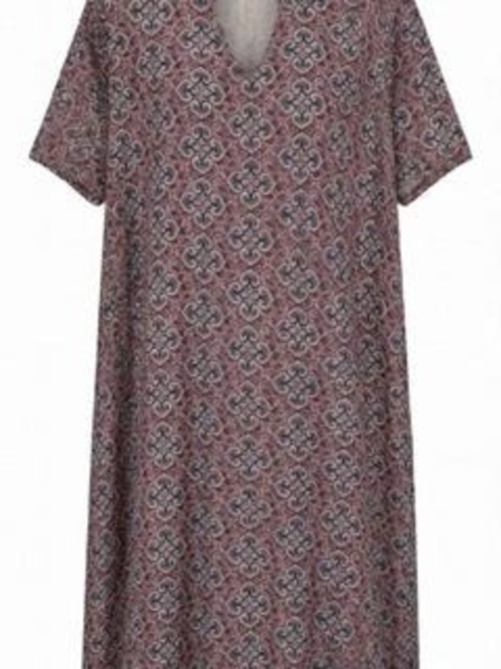 Joe Boxer Pink Blue A-Line Dress XL Pink